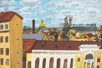 Иван Сотников. Пейзаж, 2007 Холст, масло <br> Ист.: ivansotnikov.art