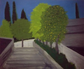 Иван Сотников. Черногория. Лестница в монастырь Савино.
2011. Холст, масло. Из собрания Татьяны Галицкой <br> Ист.: ivansotnikov.art