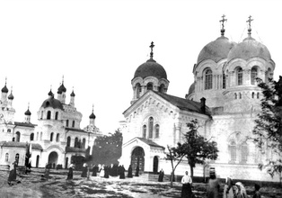 Херсонский Благовещенский женский монастырь, основанный помещиком Львом Скодовским в 1867 — место служения отца Александра Потапенко. <br> Ист.: История рода Скадовских ...