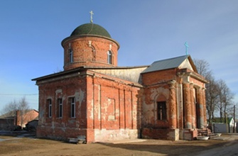 Церковь во имя Обновления храма Воскресения Христова в с. Воскресенском Тульской епархии, где служил отец Дмитрия Разумовского (современный вид).<br>Ист.: Малоизвестные страницы биографии ...