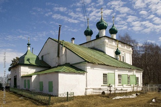 Церковь Николая Чудотворца в Голышкином Бору, место служения священника Василия Шварева.<br>Ист.: temples.ru