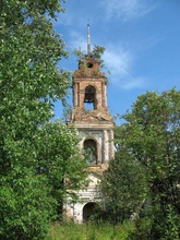 Покровская церковь с. Насакино, где служил священник Константин Невзоров. 2007. <br> Ист.: www.old-churches.ru