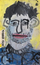 Олег Котельников. Портрет художника Ивана Сотникова, 1984 <br> Ист.: vladey.net