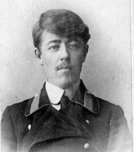 Студент Тобольской духовной семинарии Владимир Сахаров. Тобольск, ок. 1915<br>Ист.: ihtus.ru