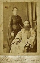 Отец Иоанн Державин с супругой Марией Алексеевной. Самара<br>Ист.: Личный архив Е. А. Елизаровой