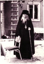 Иеромонах Петр (Серегин) на хуторе в день пострига. 1979<br>Ист.: Иеромонах Петр (Серегин) :[фотоальбом]