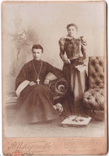 Священник Александр Руфицкий c cупругой Александрой Васильевной. 25.9.1897
