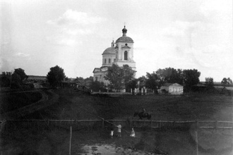 Храм с. Введенского. Фото 1937 г. В последующие годы снесен (Щеткова О. А. 