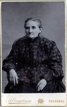 Матрена Александровна — супруга священника Евграфа Голенкина. Рославль, 17.8.1911 г. <br>Фото из семейного архива Елены Евграфовны Плотницкой (Галенкиной)