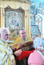Престольный праздник в Петропавловском храме. <br>Ист.: Степанов Геннадий Анатольевич, протоиерей ...