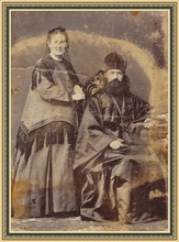 Прот. Александр Медиоланский с супругой. 1860-е (из семейного архива А. М. Горшковой)