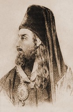 Епископ Иннокентий (Вениаминов). Портрет. 1841 г.<br>Ист.: Православная энциклопедия. Т. 22. С. 709