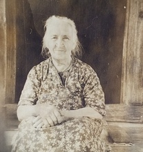 Елизавета Александровна, супруга отца Георгия. Село Коркино, ок. 1960