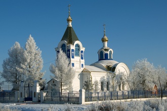 Михаило-Архангельский храм, место службы отца Ивана Александрова в 1720–1760-е. Коломенский р-н, с. Карпово, 2016.<br>Ист.: www.vosvera.ru