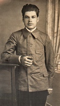 М. Мягков во время службы в армии. 1914. Ист.: Личный архив Т. Ю. Макаровой