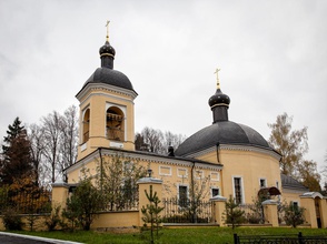 Преображенская церковь погоста Старый Спас, место служения отца Иоанна Смирнова. <br> Ист.: chehov-blago.ru