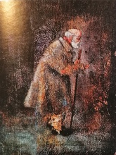 Нищий старик. Картина была представлена на выставке передвижников в 1893 г. За эту работу В. Ф. Войно-Ясенецкий получил премию.<br>Ист.: Отрочество и юность свт. Луки ...