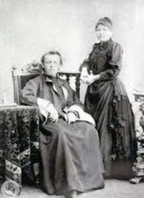 Александр Семенович Руссов с супругой. 1890-е <br> Ист.: Ртищевская краеведческая энциклопедия