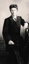 Семинарист Андрей Сахаров. Ялуторовск, ок. 1905<br>Ист.: ihtus.ru
