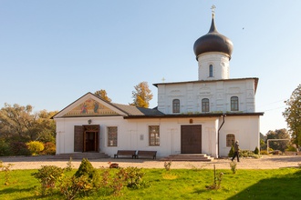 Современный вид Георгиевской (Благовещенской) церкви в г. Старой Руссе. 2014<br>Ист.: Приходское духовенство ... С. 116