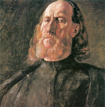 Портрет протодиакона Михаила. Художник Павел Корин. 1929 г. Ист.: «Протодиакон — певец»