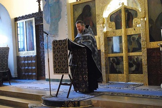 Внук отца Михаила, священник Тихон Кречетов, старший клирик Марфа-Мариинской обители. Москва, 2017. <br>Ист.: «Вся его жизнь — преумножение любви» ...