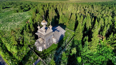 Петропавловская церковь в с. Вирма, место служения отца Василия Войка