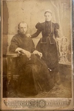 Священник Василий Семенович Флоринский с супругой Лидией.<br>Фото предоставлено Владимиром Гребенщиковым