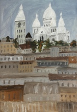 Иван Сотников. Париж. Сакре Кёр. 2011. Холст, масло. Из собрания Татьяны Воронковой <br> Ист.: ivansotnikov.art