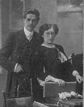 Никольский Иван Александрович с женой, 1912 г. <br>Ист.: Новомученики, исповедники ...