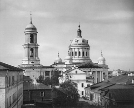 Церковь св. Мартина Исповедника на Большой Алексеевской улице, где служил отец Петр Цветков в последние годы. 1882. Ист.: Найденов Н. А. Москва. Соборы, монастыри и церкви. Ч. IV. N 55