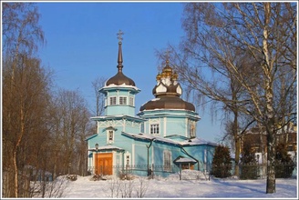 Храм св. вмч. Димитрия Солунского в Коломягах, последнее место служения протоиерея Иоанна Горемыкина.<br>Ист.: Протоиерей Иоанн Федорович Горемыкин