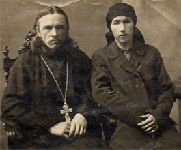 Свящ. Николай Покровский c супругой.<br><i>Фотография предоставлена исследователем Ириной Викторовной Старшининой</i>