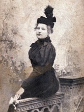 Алевтина Волкова, супруга священника Николая Волкова. Кон. XIX – нач. XX вв.
