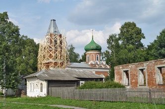 Церковь Вознесения Господня в Данилове, место служения диакона Василия Шварева.<br>Ист.: temples.ru