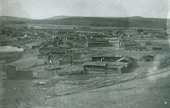 Село Усть-Вихорево, место ссылки и смерти протоиерея Павла Аникиева. 1950-е<br>Ист.: «...А теперь готовится мне венец правды...»