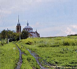 Богоявленская церковь, где служил отец Андрей Нечаев и где, справа от входа в храм, находится его могила.
Тамбовская обл., с. Селезни.<br>Ист.: Воспоминания. Наша родословная ...