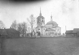 Храм Рождества Пресвятой Богородицы в Казаново, где служил пономарь П. Касицын. 1930-е<br>Ист.: hram-shitkovo.narod.ru