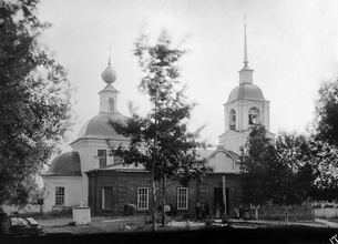 Одигитриевская церковь с. Ушаково, место служения псаломщика Павла Благовещенского. Нач. XX в. <br> Ист.: www.old-churches.ru